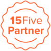 15Five_PartnerBadge_Orange_x2